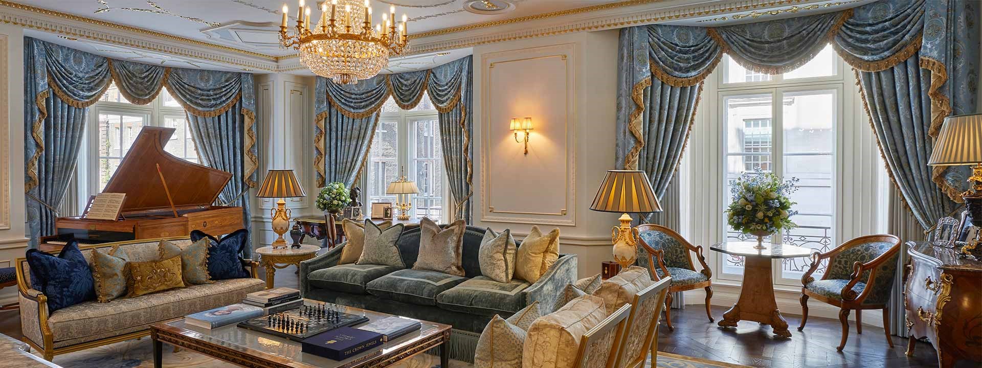 Part of the Royal Suite, full of rich history and with an original Gilbert and Sullivan grand piano.