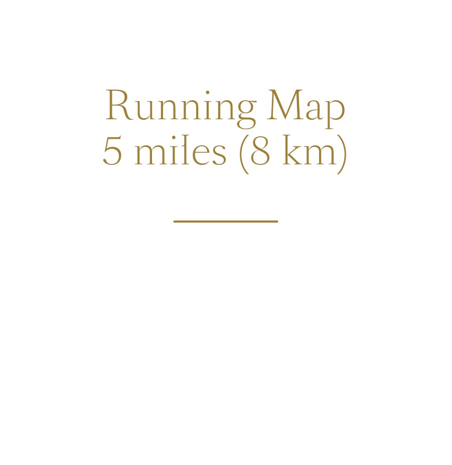 QR code of a running map