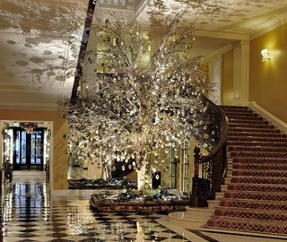 A 2012 Claridge's Christmas Tree designed by Kally Ellis of McQueens called 