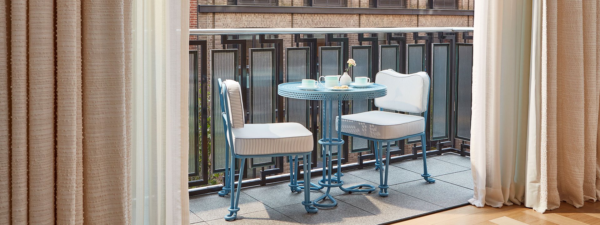 Mayfair Balcony room balcony with table and chairs