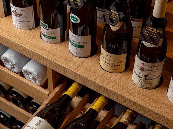 a selection of wine from Claridge's wine cellar